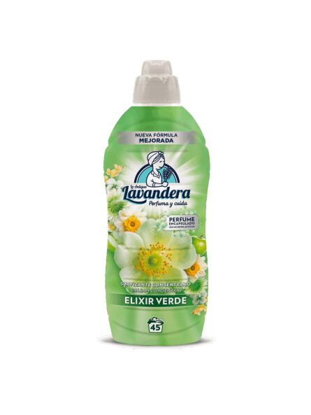 Кондиционер для белья La Antigua Lavandera Elixir Verde, 1 л, 45 стирок 8435495855477