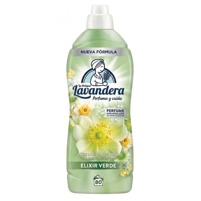 Кондиционер для белья La Antigua Lavandera Elixir Verde, 1,76 л, 80 стирок 8435495855385