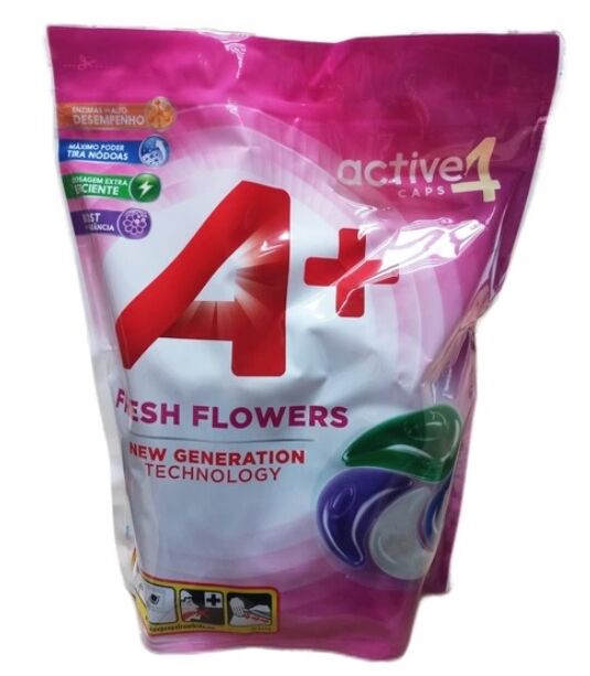A+ Капсулы Fresh Flowers универсальные для стирки белья 46шт*22г, 8435495836278