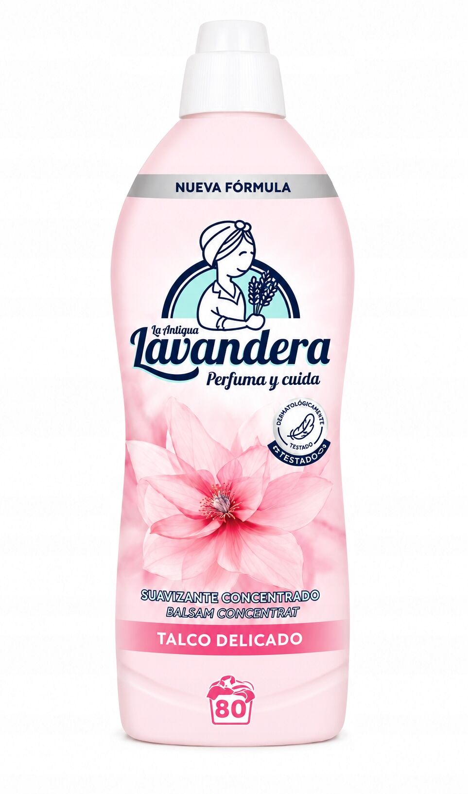 LA ANTIGUE LAVANDERA Кондиционер для белья Talco Delicado 1,6 л 80 стирок (светлый розовый)  8435495857679