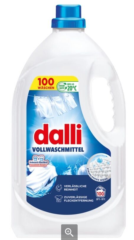 4012400505128 Средство для белого и цветного белья жидкое Dalli Voll Waschmittel 4,5 л, 100 стирок